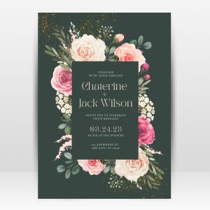Wedding Invitation Cards D08