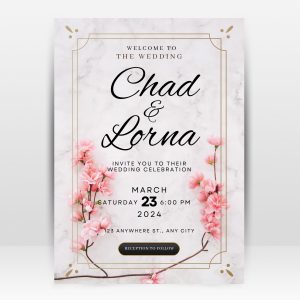 Wedding Invitation Cards D06